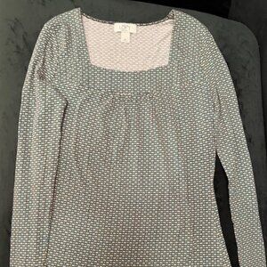 Ann Taylor LOFT Petites Size SP Color Green Teal Gold